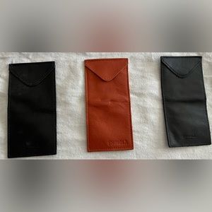 Shinola leather (travel) pouch.  New w/out tags